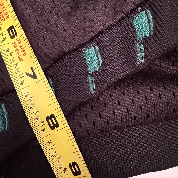 Lambchops Mesh Shorts Black With Green Cleavers Zipper Details Size 2XL - Picture 11 of 11